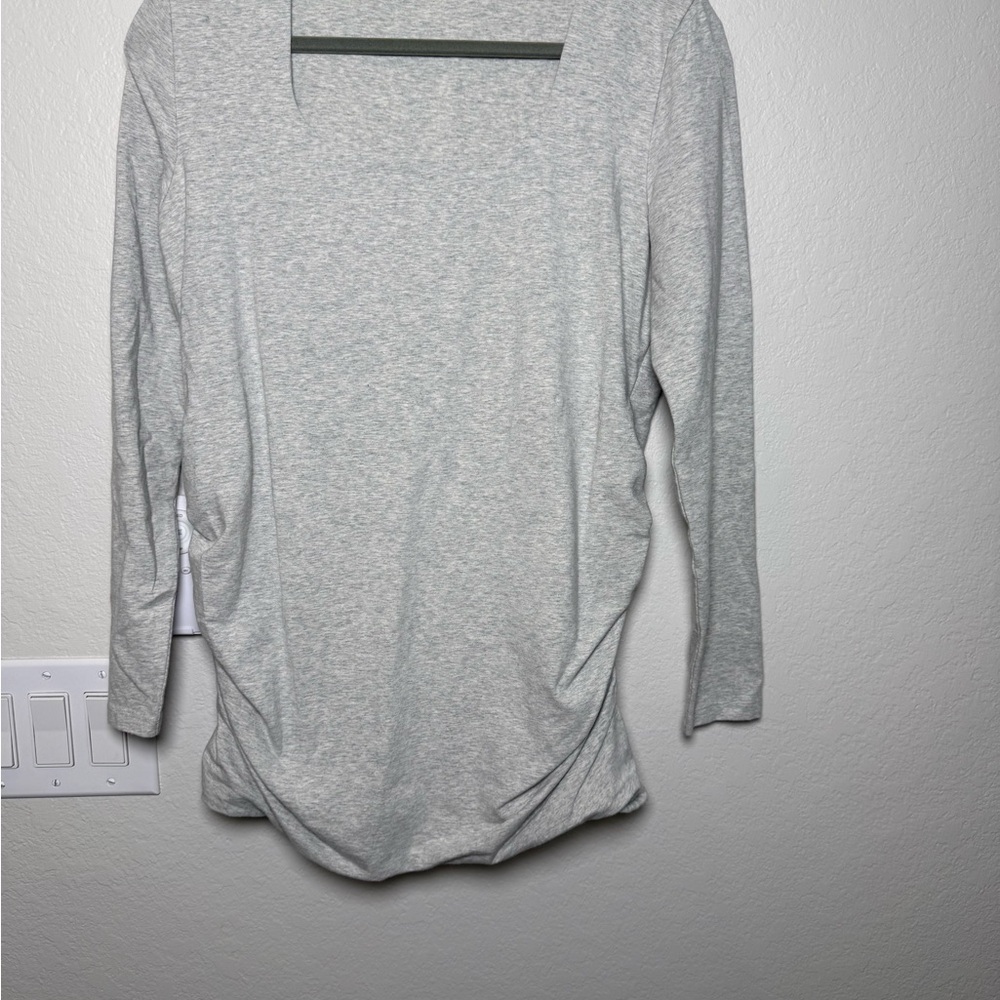 A&F maternity Gray Women's Top